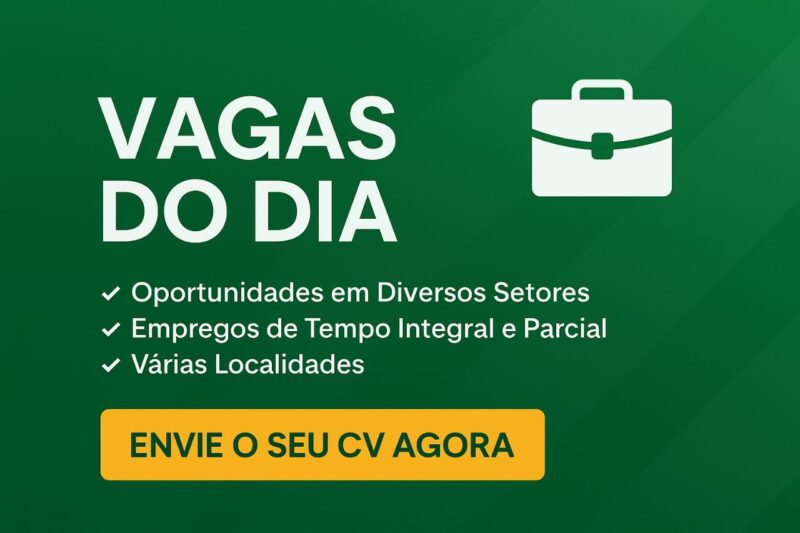 Confira (38) Vagas Para Candidatos com sem experiência Publicadas Hoje 07-11-2025